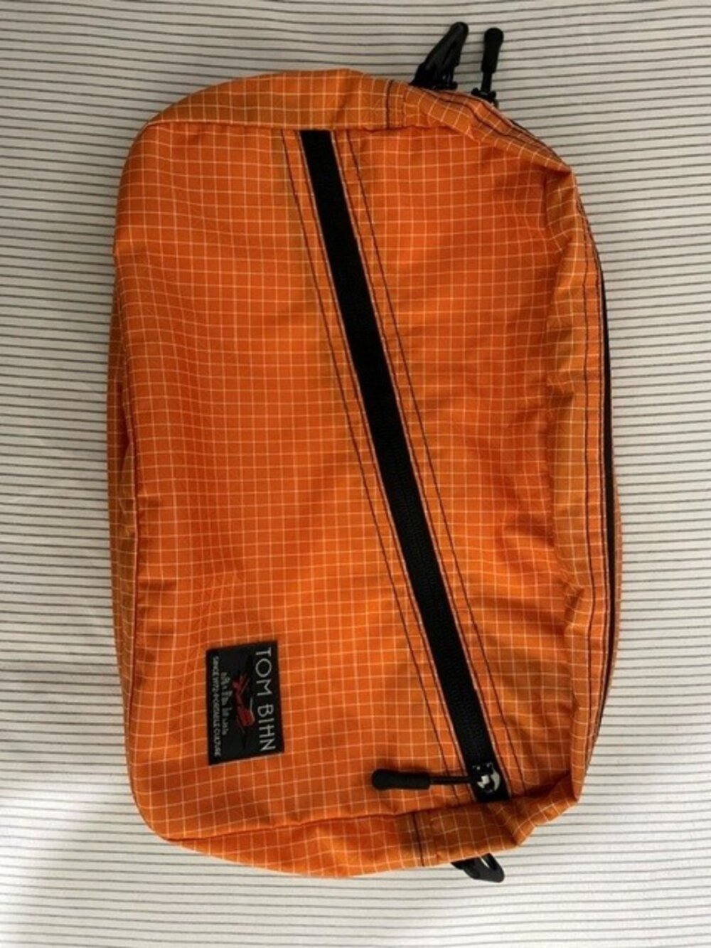 Tom Bihn Packing Cube Shoulder Bag ~ Zest ~ Original Tom Bihn Logo Patch ~ EUC